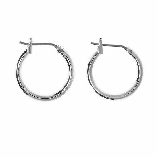 Napier® Silver Tone Hoop Earrings 1 Napier® Silver Tone Hoop Earrings