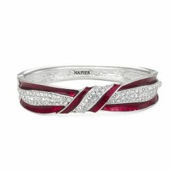 Napier Box Elevated Christmas Bangle Bracelet