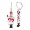 Napier Holiday Adorn Nutcracker Drop Earrings