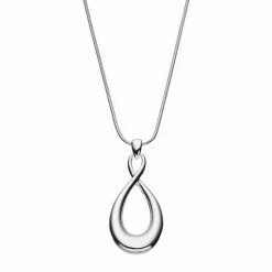 Napier Infinity Pendant Necklace Silver Tone -Napier Sales Store unnamed file 30