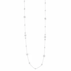 Napier Crystal Flakes Strandage Necklace