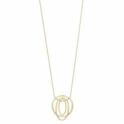 Napier 18-in. Gold Layered Pendant