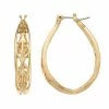 Napier Gold Tone Hoop Earrings