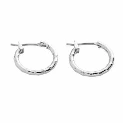 Napier® Silver-Tone Twist Hoop Earrings