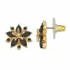 Napier Poinsetta Stud Earrings