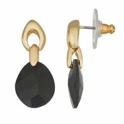 Napier Jet Setter Double Drop Earrings