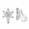 Napier Crystal Flakes Stud Earrings