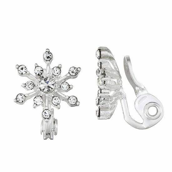 Napier Crystal Flakes Stud Earrings 1 Napier Crystal Flakes Stud Earrings