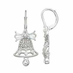 Napier Holiday Adorn Bell Drop Earrings