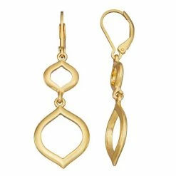 Napier Double Drop Earrings
