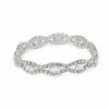 Napier Silver Tone Dazzle Stretch Bracelet