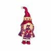 Napier Christmas Girl Gnome Candy Cane Pin