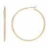 Napier Round Tube Hoop Earrings
