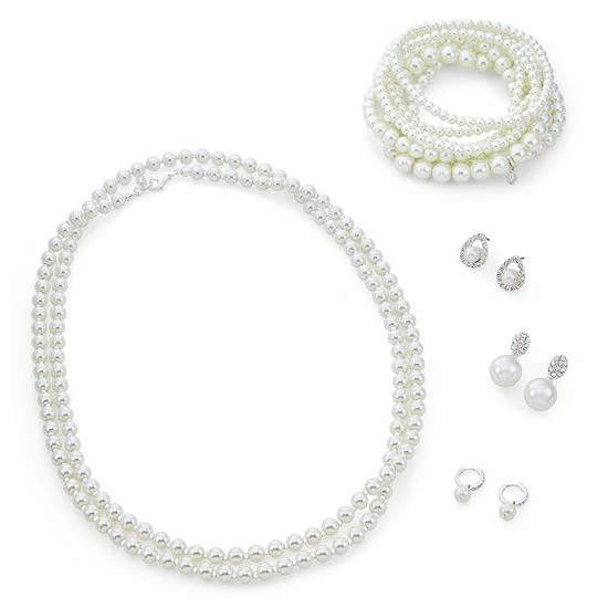 Napier Silver Tone Drop Earrings 3 Napier Silver Tone Drop Earrings - Image 3