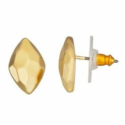 Napier Faceted Domed Stud Earrings