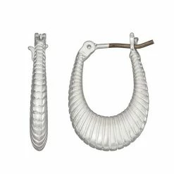 Napier Oval Hoop Earrings