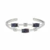 Napier Box Elevated Stones Bangle Bracelet